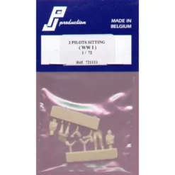 2 X WWI Pilots Seated In Aircraft