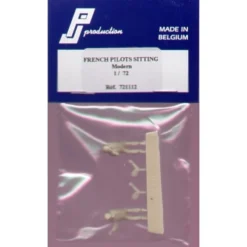 2 X Modern French Pilots Seated In Aircraft