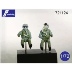 F-16/F-18 Pilots X 2 Seated In Aircraft