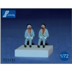 RAF Piloten Gezet In Een / C 1960. Set Van 2 Cijfers Geschikt Voor Alle Britse Straaljagers Van De Jaren '60