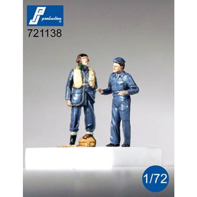 RAF Pilot & Mechanic (WWII) (2 Staande Figuren) 1 RAF Pilot & Mechanic (WWII) (2 Staande Figuren)