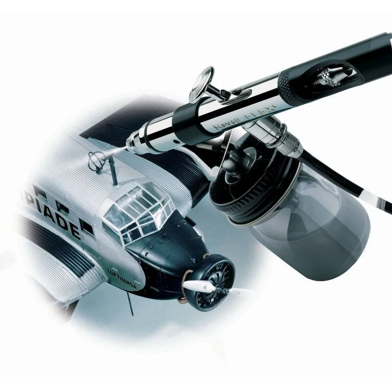 Revell Airbrush Master Class 360 Bottle/Gravity Feed Double Action Fine Head 6 Revell Airbrush Master Class 360 Bottle/Gravity Feed Double Action Fine Head - Afbeelding 6