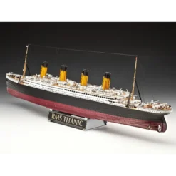 Revell R.M.S Titanic 100th Anniversary Edition Includes 6 Paints Glue And Brush 3 Postcards Replica Menu And Replica Promotional Brochu -Tamiya Modelwinkel revell rv5715 r m s titanic 100th anniversary edition includes 6 paint 2