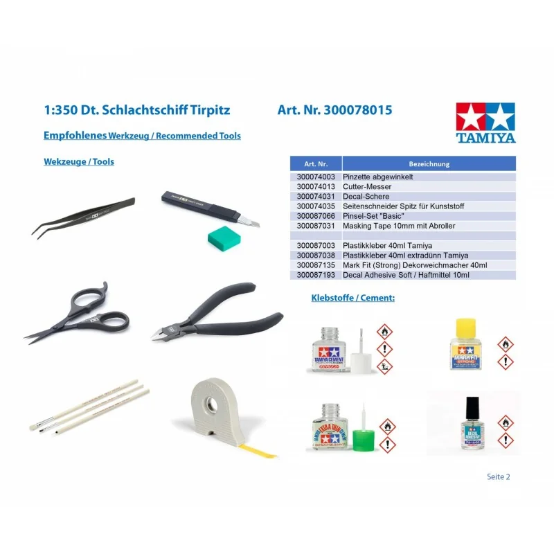 Tamiya WWII German Battleship Tirpitz 5 Tamiya WWII German Battleship Tirpitz - Afbeelding 5