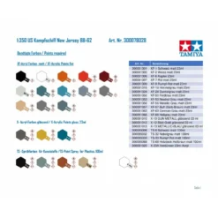 Tamiya USN BB New Jersey 17 Tamiya USN BB New Jersey -Tamiya Modelwinkel tamiya ta78028 usn bb new jersey 1 8