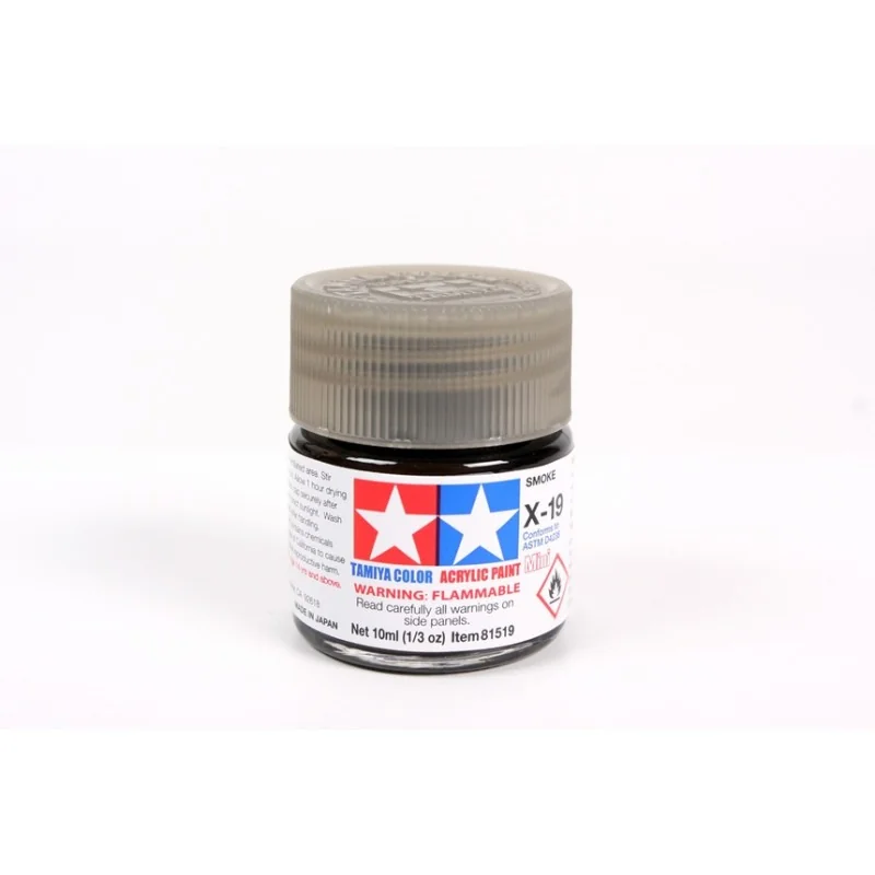 Tamiya X-19 Smoke 10ml 2 Tamiya X-19 Smoke 10ml - Afbeelding 2