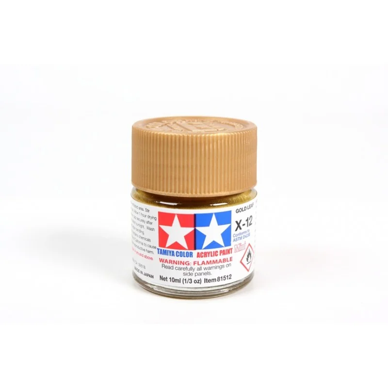 Tamiya X-12 Gold Leaf 10ml 1 Tamiya X-12 Gold Leaf 10ml
