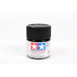 Tamiya X-18 Semi Gloss Black 10ml