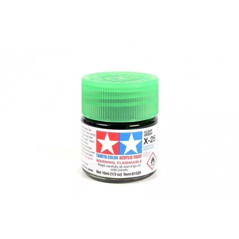 Tamiya X-25 Clear Green 10ml 1 Tamiya X-25 Clear Green 10ml