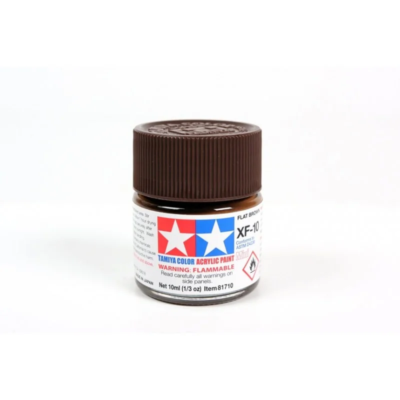 Tamiya XF-10 Flat Brown 10ml 2 Tamiya XF-10 Flat Brown 10ml - Afbeelding 2