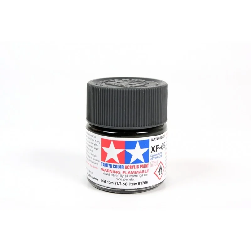 Tamiya XF-69 NATO Black 10ml 2 Tamiya XF-69 NATO Black 10ml - Afbeelding 2