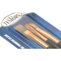 TESTORS Set Van 3 Borstels Red Sable