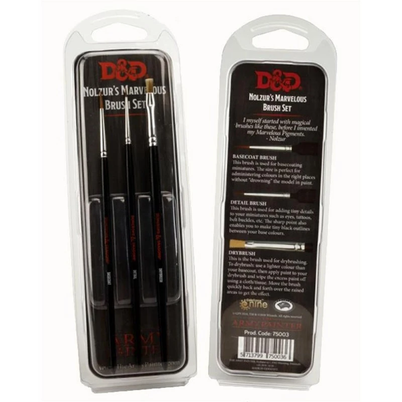 The Army Painter Army Painter: Dungeons & Dragons - Set Pennelli Nolzur's Marvelous 1 The Army Painter Army Painter: Dungeons & Dragons - Set Pennelli Nolzur's Marvelous