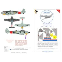 Focke-Wulf Fw-190A-8 Serie Camouflagepatroon Verfmaskerpatroon 4 (ontworpen Om Te Worden Gebruikt Met Eduard-kits)