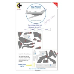 De Havilland Mosquito FB Mk.VI En NF.II / FB Mk.VI Camouflage Verf Mask