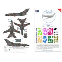Panavia Tornado Camouflagepatroon Verfmasker (ontworpen Om Te Worden Gebruikt Met Revell-kits)