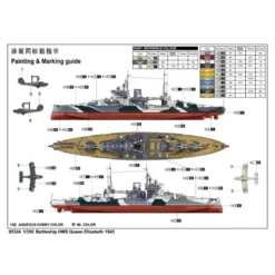 Trumpeter HMS KONINGIN ELIZABETH -Tamiya Modelwinkel trumpeter 95t05324 hms koningin elizabeth 2