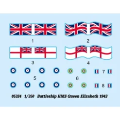 Trumpeter HMS KONINGIN ELIZABETH -Tamiya Modelwinkel trumpeter 95t05324 hms koningin elizabeth 3