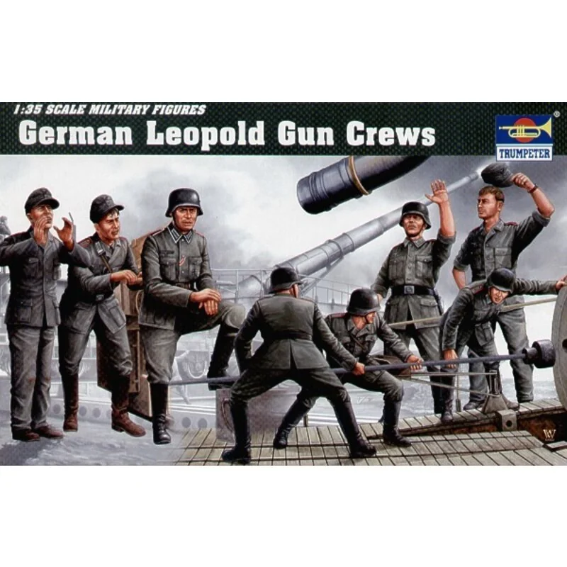 Trumpeter German Leopold Gun Crew 2 Trumpeter German Leopold Gun Crew - Afbeelding 2
