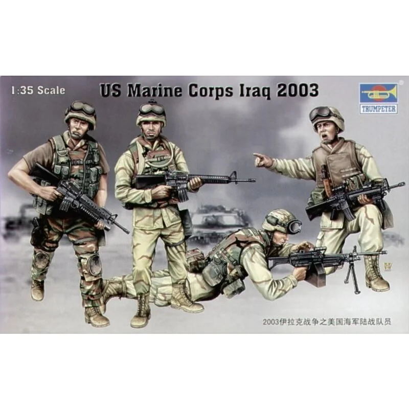 Trumpeter US Marines Corps Iraq 2003 2 Trumpeter US Marines Corps Iraq 2003 - Afbeelding 2