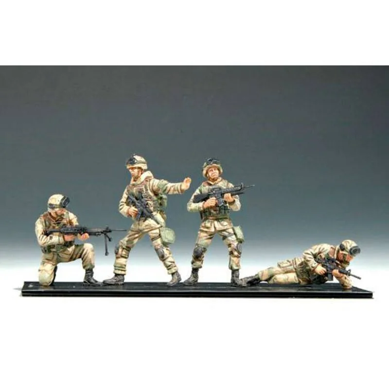 Trumpeter US 101st Airborne Div Crew (4 Figures) 3 Trumpeter US 101st Airborne Div Crew (4 Figures) - Afbeelding 3