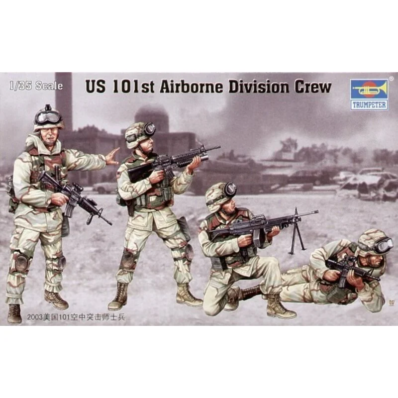 Trumpeter US 101st Airborne Div Crew (4 Figures) 1 Trumpeter US 101st Airborne Div Crew (4 Figures)