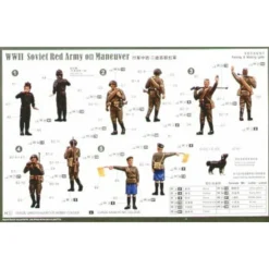 Trumpeter WWII Soviet Red Army Tank Soldiers 7 Trumpeter WWII Soviet Red Army Tank Soldiers -Tamiya Modelwinkel trumpeter tu00412 wwii soviet red army tank soldiers 3