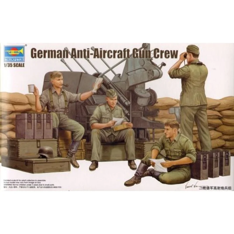 Trumpeter German Anti-Aircraft Gun Crew 2 Trumpeter German Anti-Aircraft Gun Crew - Afbeelding 2