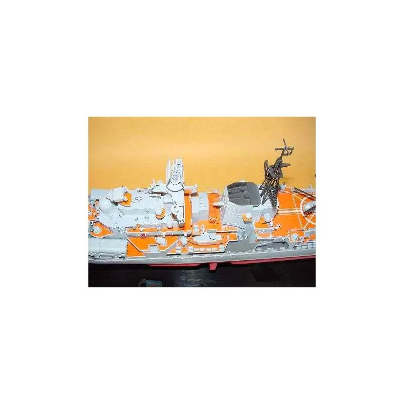 Trumpeter Sovremenny Class Destroyer Type 956E With Etcyhed Brass Handrails And Masts 8 Trumpeter Sovremenny Class Destroyer Type 956E With Etcyhed Brass Handrails And Masts - Afbeelding 8