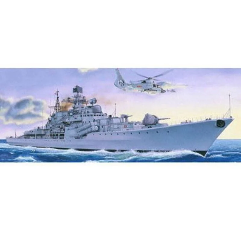 Trumpeter Sovremenny Class Destroyer Type 956E With Etcyhed Brass Handrails And Masts 10 Trumpeter Sovremenny Class Destroyer Type 956E With Etcyhed Brass Handrails And Masts - Afbeelding 10