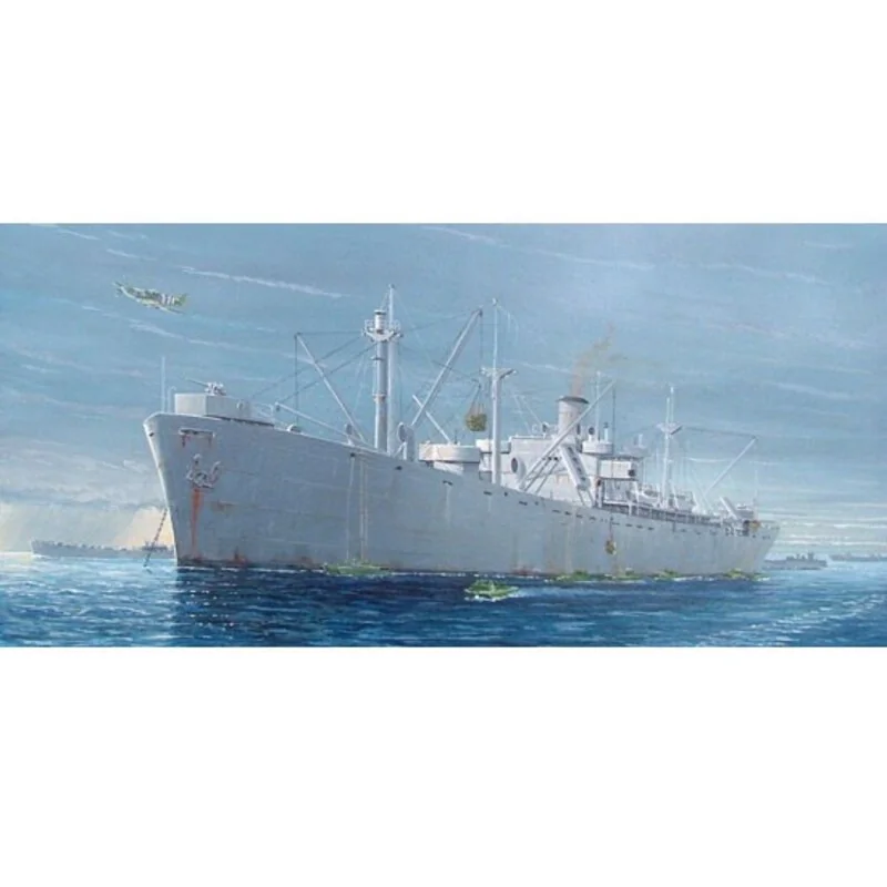 Trumpeter US Liberty Ship Jeremiah O′Brien (also With Waterline Hull Option) 2 Trumpeter US Liberty Ship Jeremiah O′Brien (also With Waterline Hull Option) - Afbeelding 2