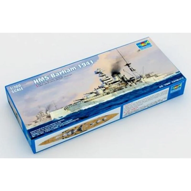 Trumpeter HMS Barham Queen Elizabeth Class Battleship 1941 1 Trumpeter HMS Barham Queen Elizabeth Class Battleship 1941