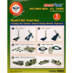 Trumpeter Model Kit Tool Set â € Clamp For Elastic Band, Clamp, Bottle Opener