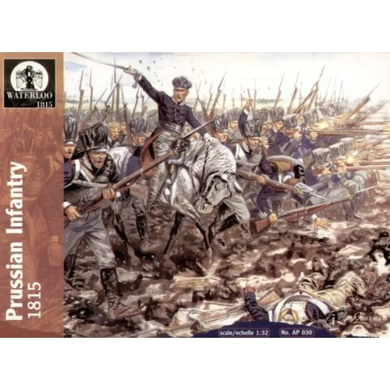 Prussian Infantry 1815 (13 Men/1 Horse) 2 Prussian Infantry 1815 (13 Men/1 Horse) - Afbeelding 2